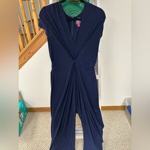 Vince Camuto navy jumpsuit